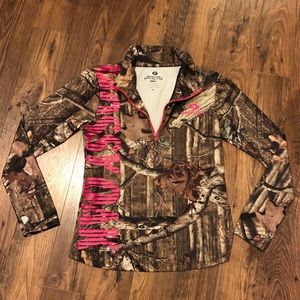 Mossy oak Half Zip Shirt